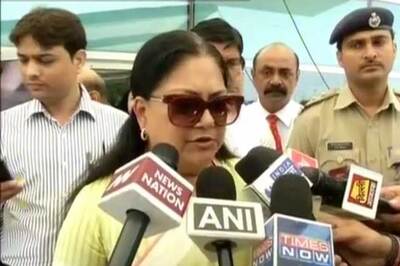 Vasundhara Raje greets people on the eve of Eid