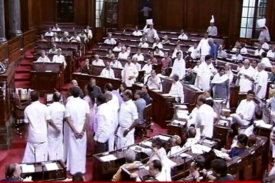 United Opposition Stall Rajya Sabha Proceedings Protesting LPG Price Hike