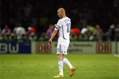 Zidane wins Golden Ball Award