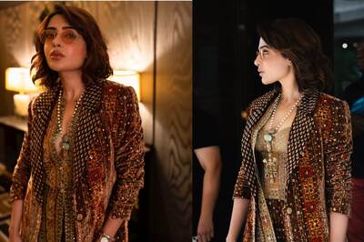 Samantha Ruth Prabhu Sets Festive Goals In Ritu Kumar Couture In New York