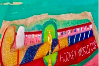 Ahead of FIH Hockey World Cup, Sudarshan Pattnaik Creates a 105-feet Long Hockey Stick