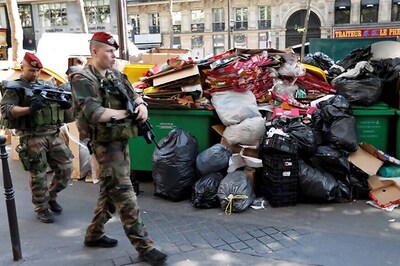 Smelly Bins, Pickets Plague France on Eve of Euro Football Kickoff
