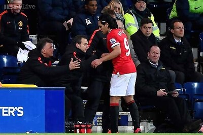 Falcao not humiliated by under-21 appearance, says Luis van Gaal