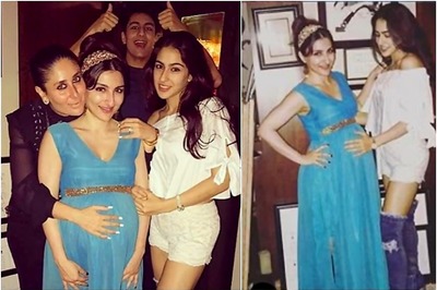 Pics of Kareena Kapoor, Sara and Ibrahim from Soha Ali Khan's Baby Shower are Family Goals