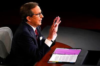 For Moderator Chris Wallace, Debate Was Runaway Train