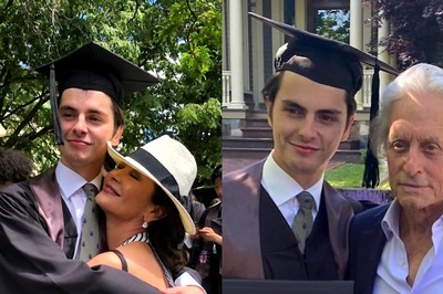 Catherine Zeta-Jones, Michael Douglas ‘Inexplicably Proud' As Their Son Dylan Graduates College; See Pics