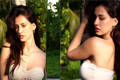 Disha Patani Channels Weekend Mood with Steamy Beach Pictures Dressed in Beige Bikini