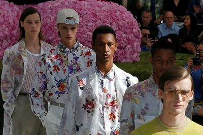 Flower-inspired, Airy Looks Dominate Dior's Menswear Show in Paris