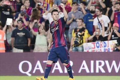 Lionel Messi recovering well from hamstring strain, say Barcelona