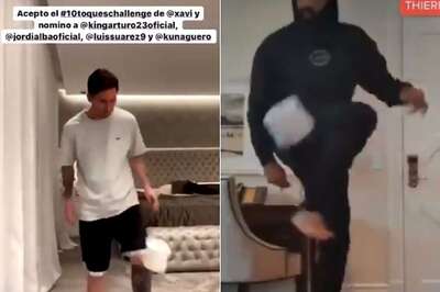 Lionel Messi, Thierry Henry, Sergio Ramos and Other Stars Show Off Skills in #ToiletRollChallenge