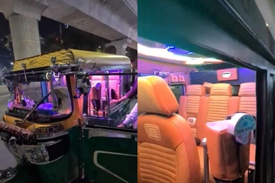 Bengaluru Auto Adorned With Lights, Tray Tables and Cushions Captivates Internet