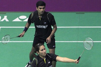 Diju-Jwala in mixed doubles QF of World C'ship