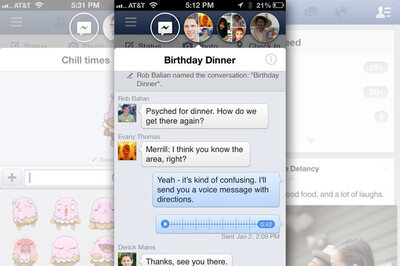 Facebook updates Apple iPhone, iPad app to add 'chat heads'