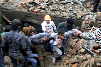 Faridabad: Building collapses, 2 labourers dead
