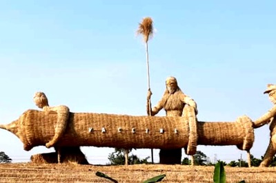 This Bihu, Vaccine-themed Bhela Ghar in Assam Will Warn People to Not Let Their Guards Down