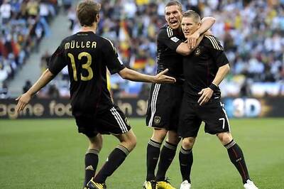 Argentina surrender before young Germans