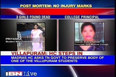 Families of three girl students who committed suicide seek action