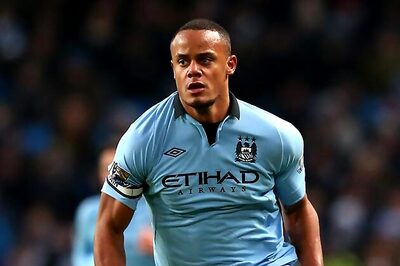 Calf injury for Man City's Kompany
