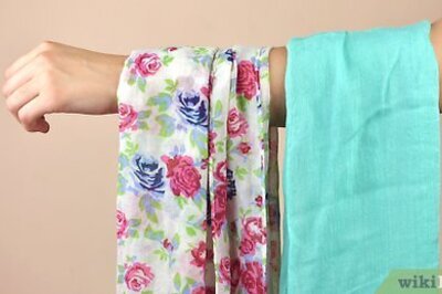 How to Tie Two Scarves Together