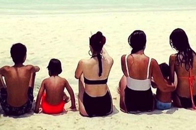 Kareena Kapoor, Karisma Kapoor Double Up As Beach Bums With Taimur, Jeh, Samaira, Kiaan In Tow