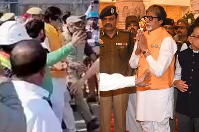 Amitabh Bachchan Visits Ayodhya Ram Mandir 2nd Time in a Month With Tight Security, Video Goes Viral