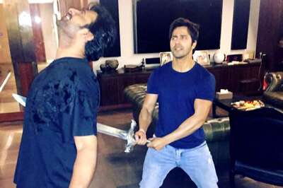 When Varun Dhawan, Prabhas Recreated Iconic Kattapa-Baahubali Moment