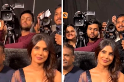 Priyanka Chopra Is All Smiles As She Poses With Paps At Paani Trailer Launch