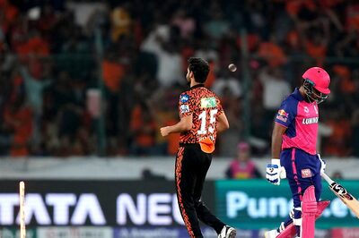 Watch: Bhuvneshwar Kumar Knocks Down Jos Buttler, Sanju Samson in Fiery First Over