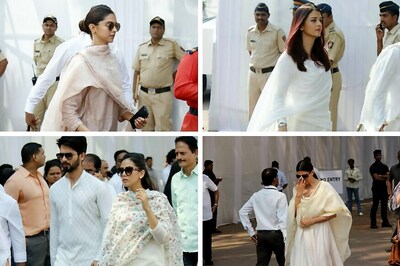 Sridevi's Funeral: Aishwarya Rai Bachchan, Deepika Padukone & Shahid-Mira Pay Their Last Respects