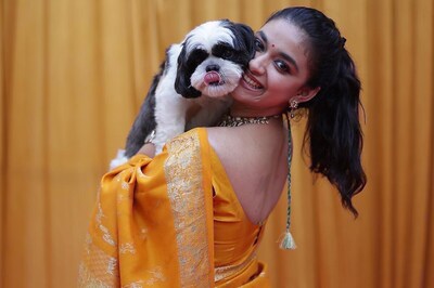 Actress Keerthy Suresh Slays Traditional Look In Yellow Saree