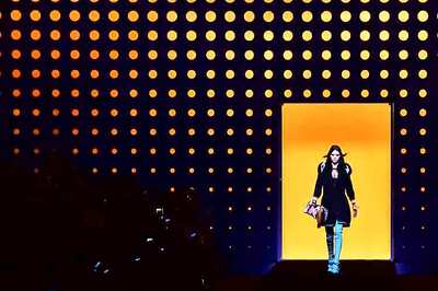 Milan Fashion Week: Fendi brings springtime colors, fur and frills to the Autumn/Winter catwalk