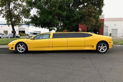 Ferrari 360 Modena Limousine Listed on eBay for $104,400, Fails to Get Buyer