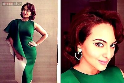 Look of the day: Sonakshi Sinha puts her most fashionable foot forward in Gauri and Nainika dress