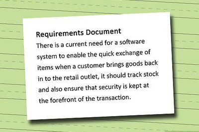How to Write a Requirements Document