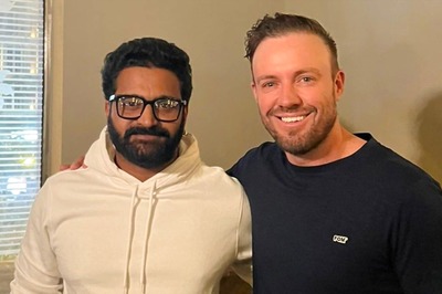 Kantara Actor Rishabh Shetty Meets AB de Villiers; Royal Challengers Bangalore Fans Go Crazy