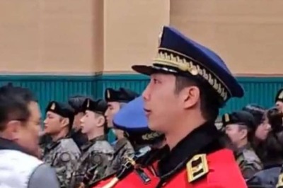 BTS’ RM Plays Saxophone In Red Military Band Uniform, Latest Picture Impresses ARMY