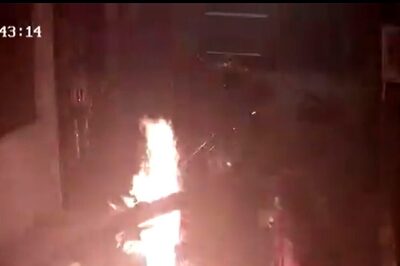 Caught on Cam: Woman Sets Parked Bike on Fire After Extracting Petrol in Delhi | WATCH
