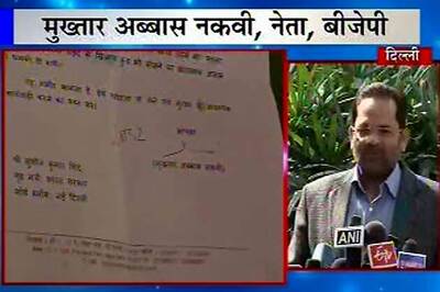 Lashkar operatives threatened to kill me: Mukhtar Abbas Naqvi