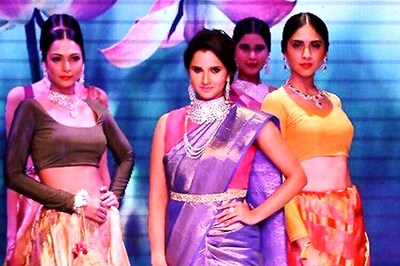 Sania Mirza turns showstopper for designer Moni Agarwal at India International Jewellery Week