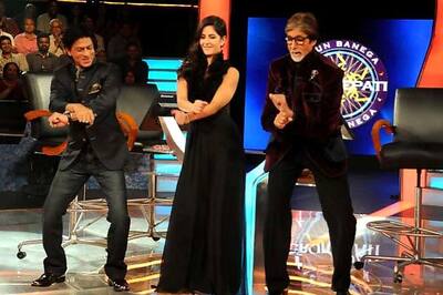 Shah Rukh pulls Amitabh Bachchan's leg on KBC