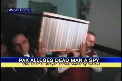 Pak hands over Indian's body, alleges he man was a spy