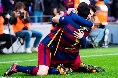 La Liga: Messi, Suarez lead Barcelona to 2-1 win over Atletico Madrid