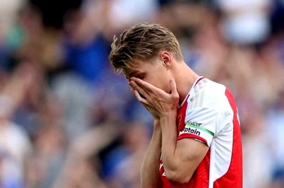 Arsenal Still Uncertain Over Captain Martin Odegaard's Return From Injury