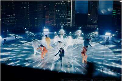 BTS Lights Up Grammys with Dynamite Performance from Top of a Skyscraper in Seoul