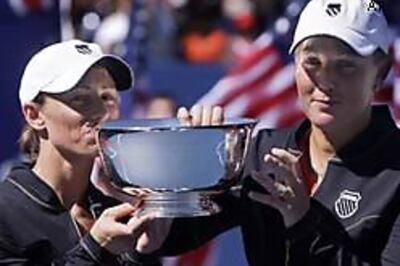 Black, Huber win US Open women's doubles title