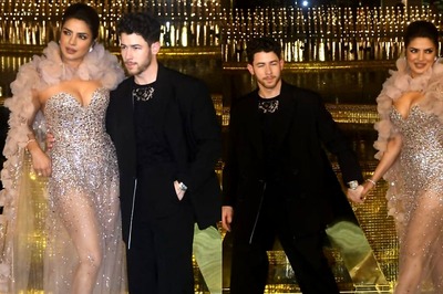 NMACC Launch: Priyanka Chopra Goes Bold, Picks Sheer Gown and Cape; Nick Jonas Rocks a Black Look