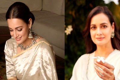 Dia Mirza Dishes Out Ultra-glam Look In Pastel-coloured Dress