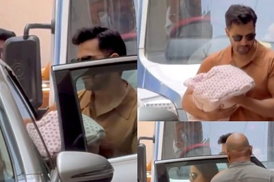 Varun Dhawan Makes 1st Appearance With Daughter In His Arms, Takes Wife Natasha Dalal Home | Watch