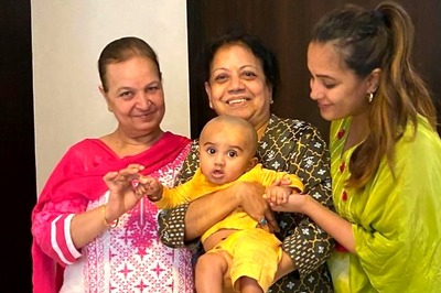 Anita Hassanandani Shares Baby Boy Aaravv’s ‘Mundan’ Pictures