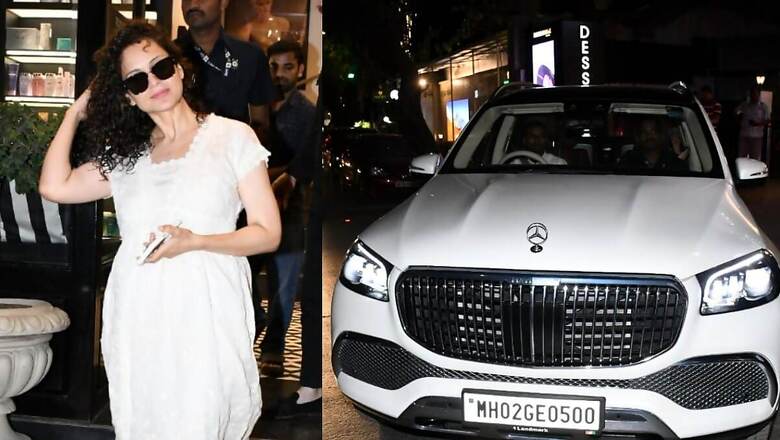Kangana Ranaut Flaunts Her New Mercedes Maybach in Mumbai Streets, Fans in Awe | Watch Video